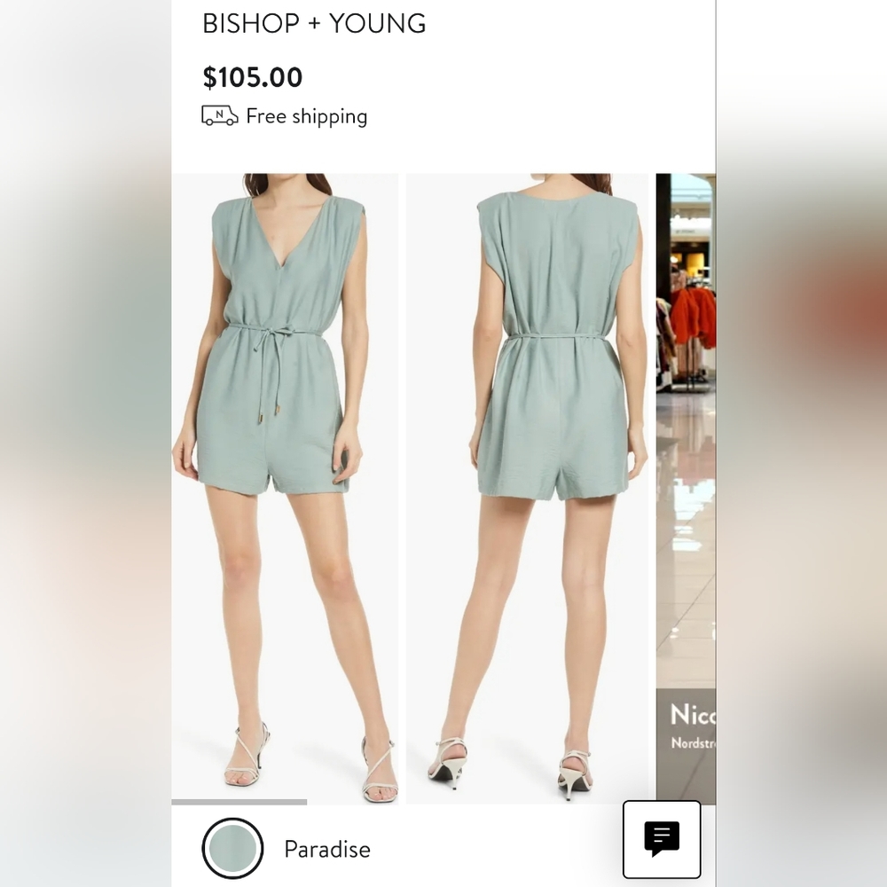 Bishop & Young Black Romper M